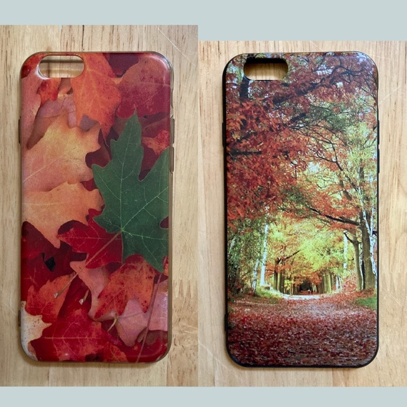 Fall Leaves iPhone 6/6s Phone Cases Set of (2) - Picture 1 of 11